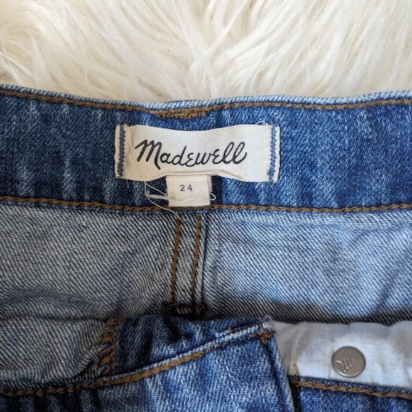 Madewell Jean Skirt Raw Hem - Picture 4 of 5